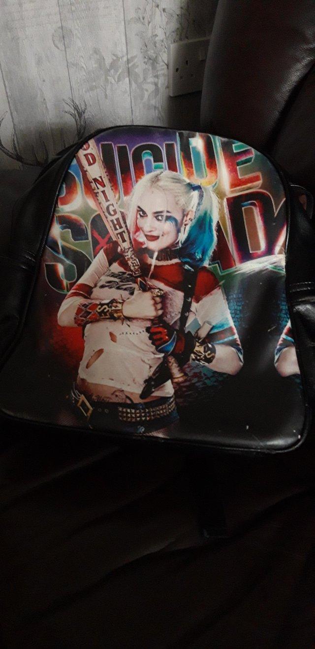 Preview of the first image of Harley Quinn Backpack Bag .....
