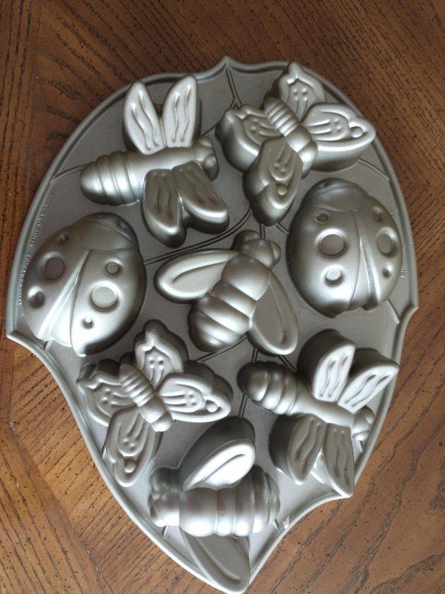 Preview of the first image of Cake baking moulds. Garden. Butterfly, ladybird etc..