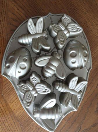 Image 1 of Cake baking moulds. Garden. Butterfly, ladybird etc.