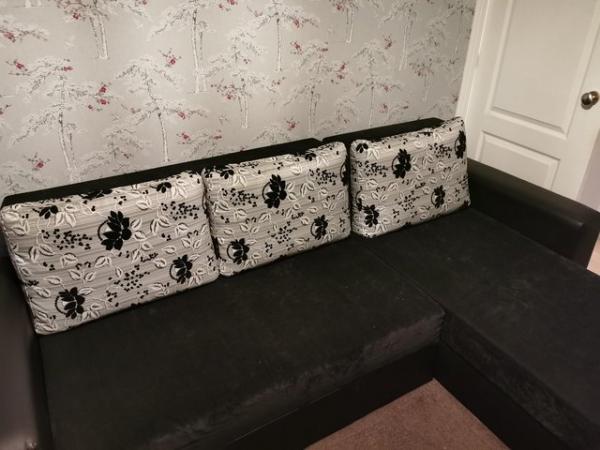 Image 1 of Sofa bed with double storage