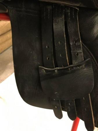 Image 7 of Antill Saracen  English leather black GP saddle. 171/2 inc