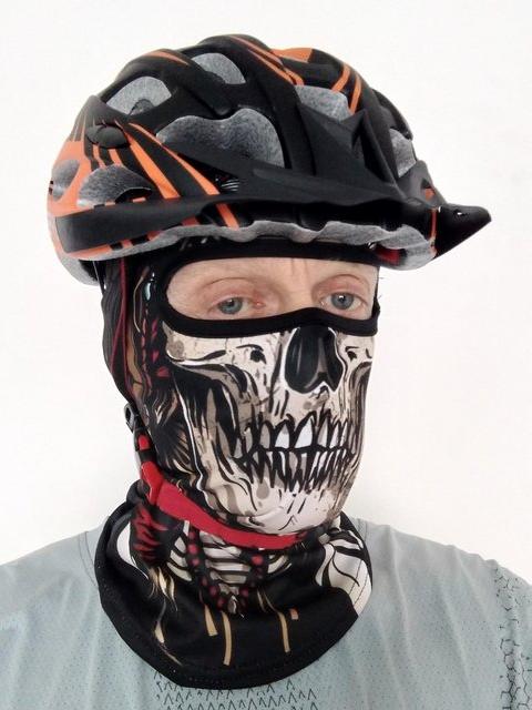 Helmet & full facemask snood. 2 pieces. - £26 each