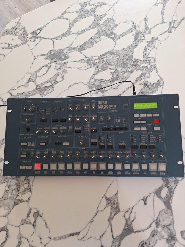 Preview of the first image of Korg ms2000r analog modeling synthesizer.