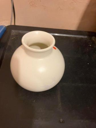 Image 1 of Undecorated Poole pottery vase