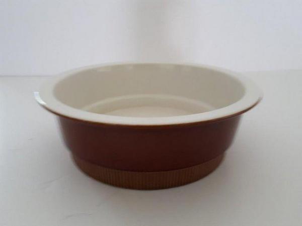 Image 2 of Vintage brown Poole Pottery bowl