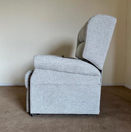 Image 18 of REPOSE ELECTRIC RISE RECLINER DUAL MOTOR CHAIR GREY DELIVERY