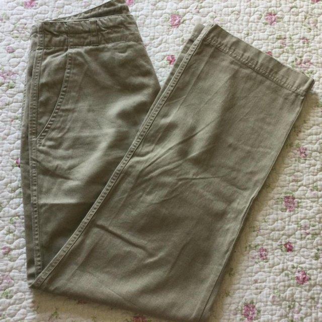 Preview of the first image of RIVER ISLAND Men’s Khaki Button Fly Trousers 30W 31L.