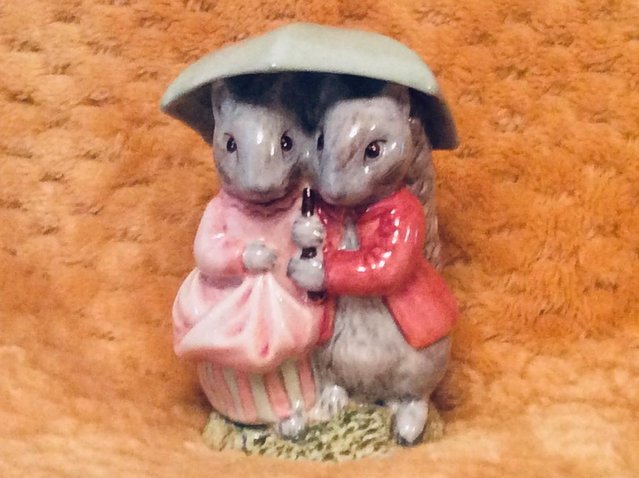Preview of the first image of Beatrix Potter’s Goody and Timmy Tiptoes Figure.