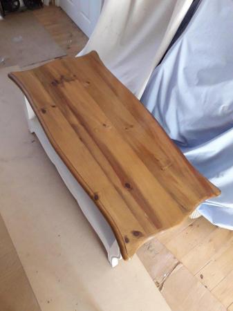 Image 12 of LARGE PINE PAINTED COFFEE TABLE