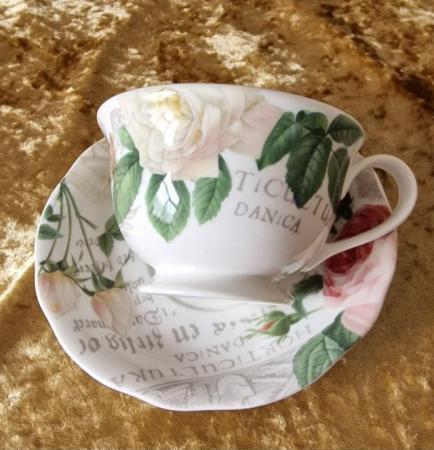 Image 6 of Royal Worcester RHS Roses – Tea Cup and Saucer