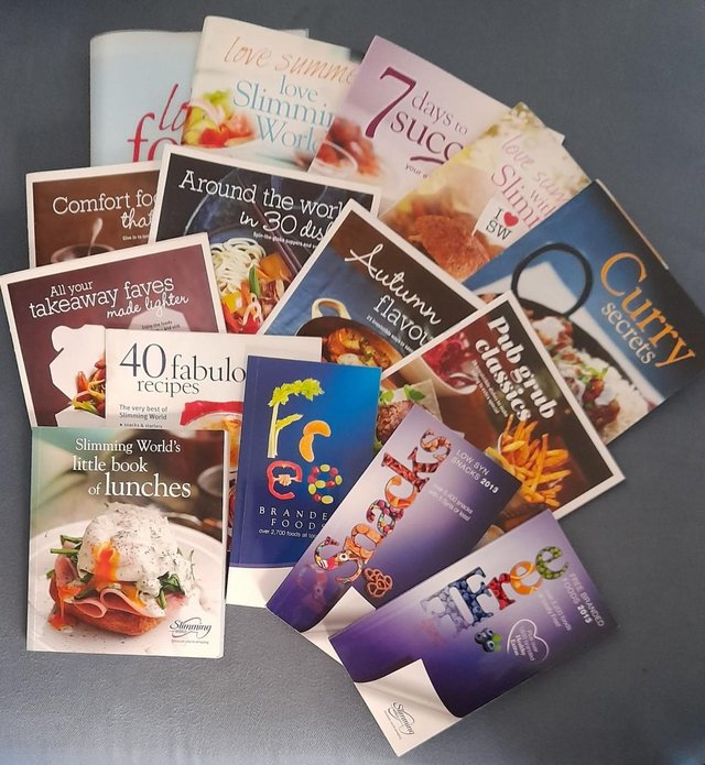 Preview of the first image of Slimming World books, booklets and leaflets bundle.