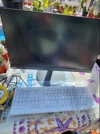 Image 1 of think vision 19 screen plus new keyboard and mouse