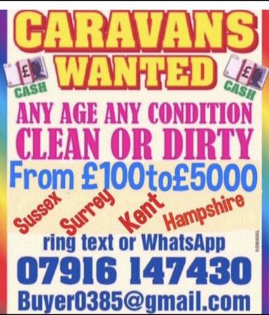 Image 1 of Caravans wanted any age any condition