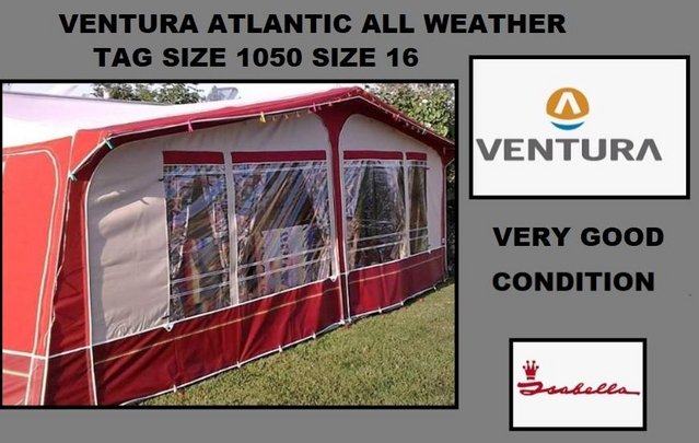 Preview of the first image of Caravan Awning Quality Ventura Made by Isabella Tag 1050 Siz.