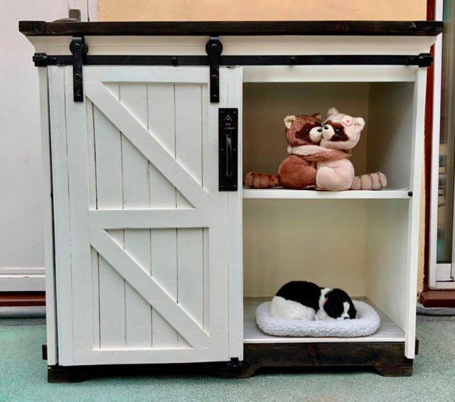 Preview of the first image of CHILDRENS/CUPBOARD TOY BOX. NORWICH..