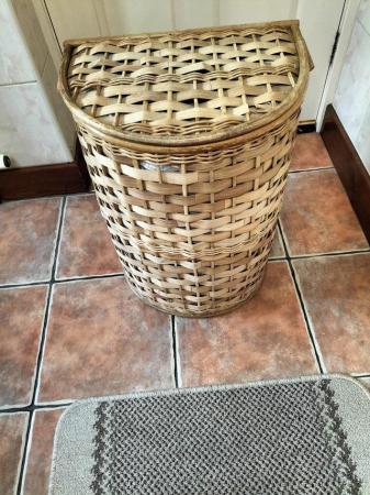 Image 2 of Linen Basket in wicker design