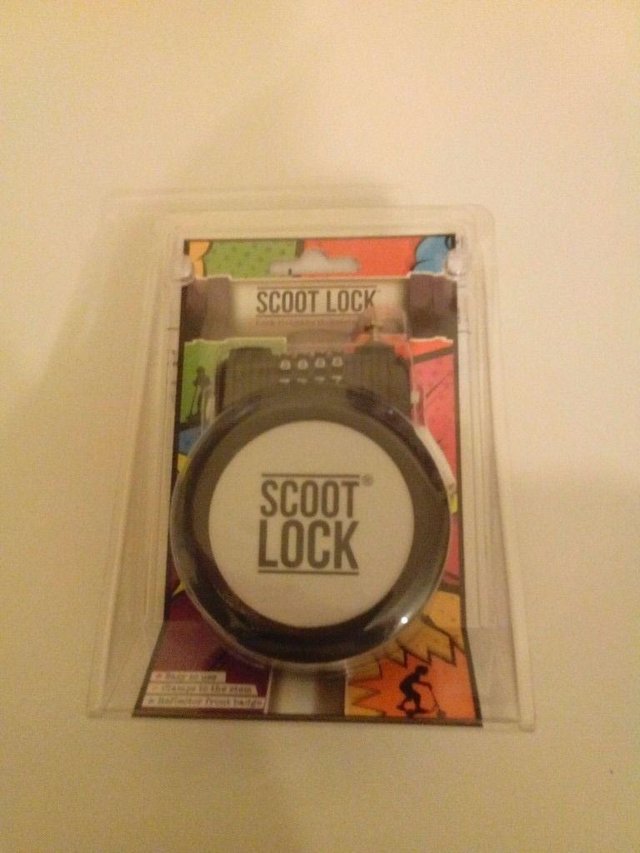 Preview of the first image of Scoot lock for sale, brand new.