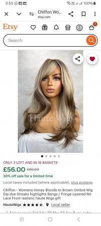 Image 2 of 2 x blonde wigs for sale