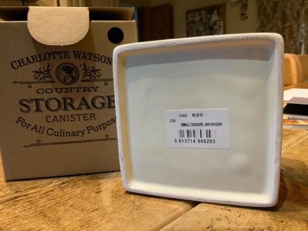 Image 2 of Charlotte Watson cream sugar canister new in box