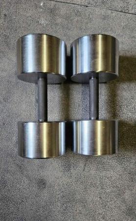Image 2 of YUR OFFER? 47.5Kg pair- Primal Strength Custom Steel Dumbbel