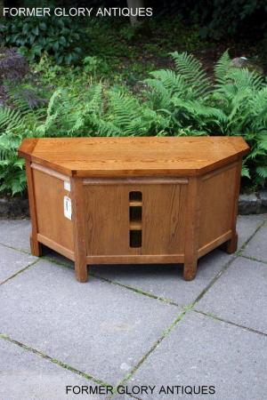 Image 48 of AN OLD CHARM FLAXEN OAK CORNER TV CABINET STAND MEDIA UNIT