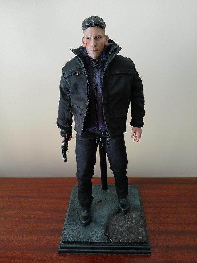 Preview of the first image of Custom Created 1.6 Scale Frank Castle Figure.