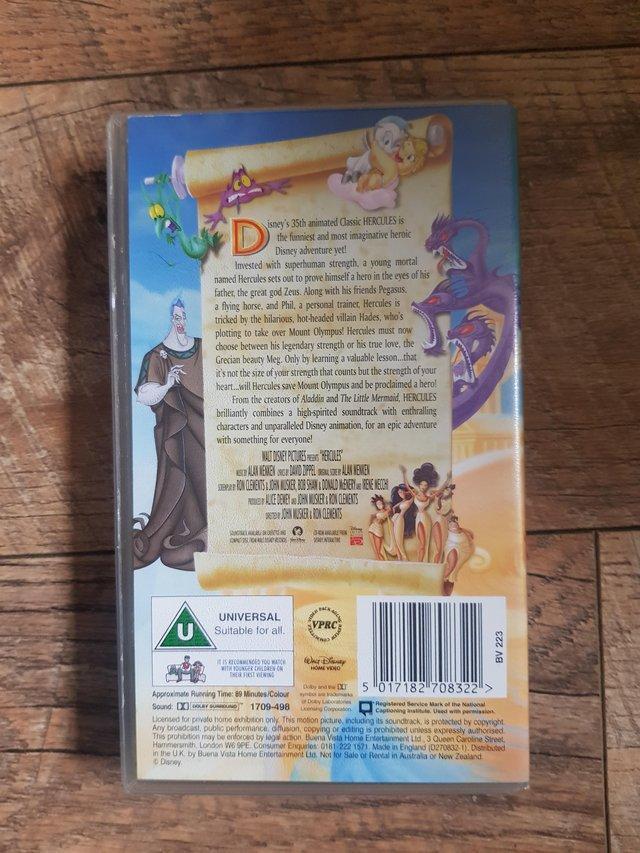 Preview of the first image of Walt Disney Hercules VHS Tape 1998.