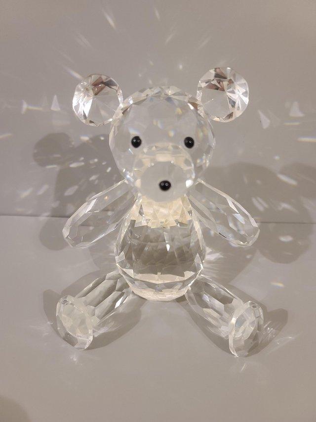 Preview of the first image of Crystal Glass 6" Teddy Bear.