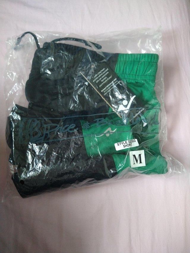 Preview of the first image of GTS PE shorts. Still in packaging.