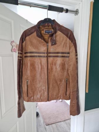 Image 2 of Lambretta leather jacket size Small