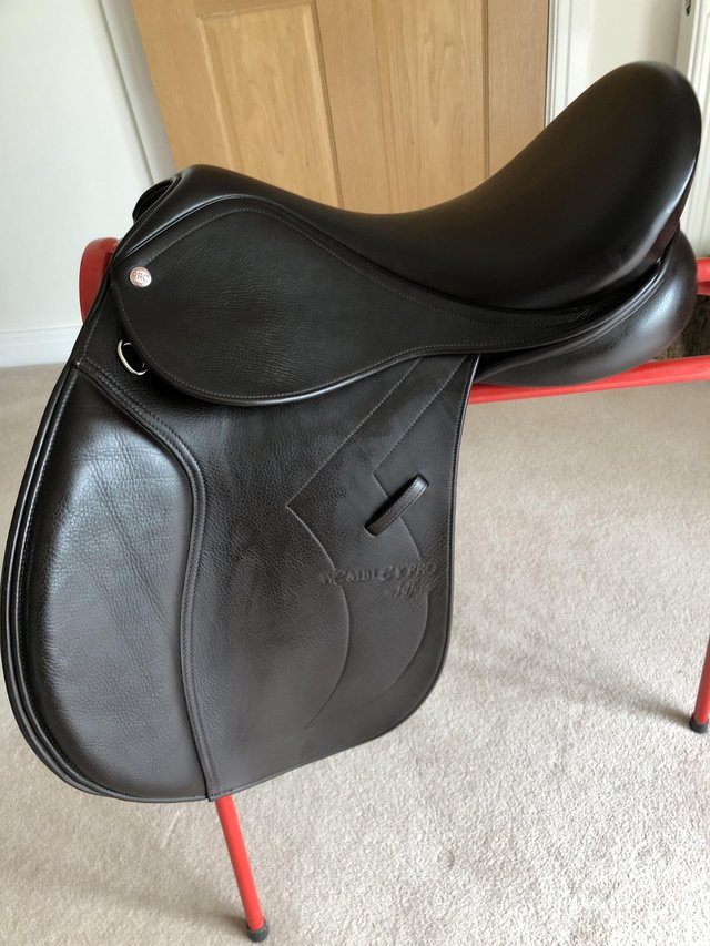 Preview of the first image of **Reduced **Jeffries 17.5 adjustable saddle brown.