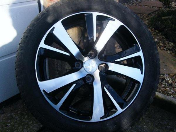 Image 1 of PEUGEOT 17" ERIDAN ALLOY & TYRE FOR SALE ( ONE)