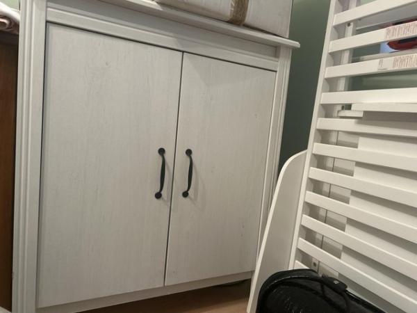 Image 1 of Side cabinet white - second hand