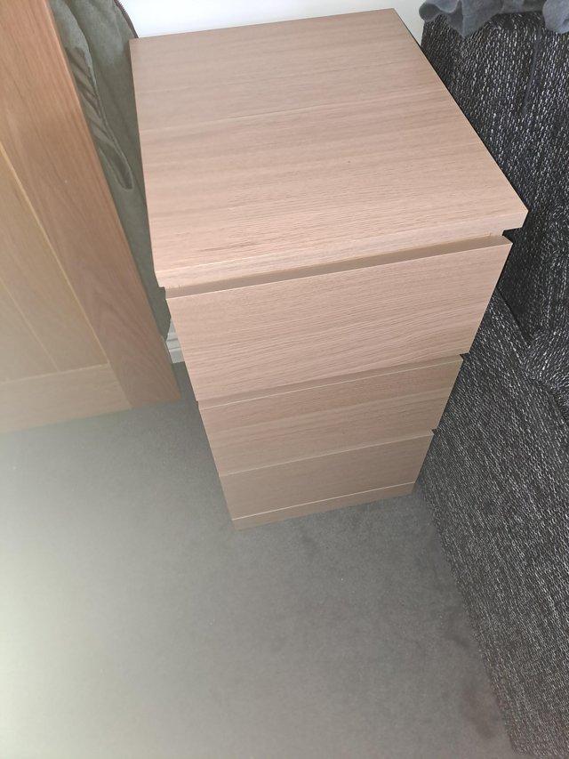 Preview of the first image of Ikea chest of drawers  3 drawers.