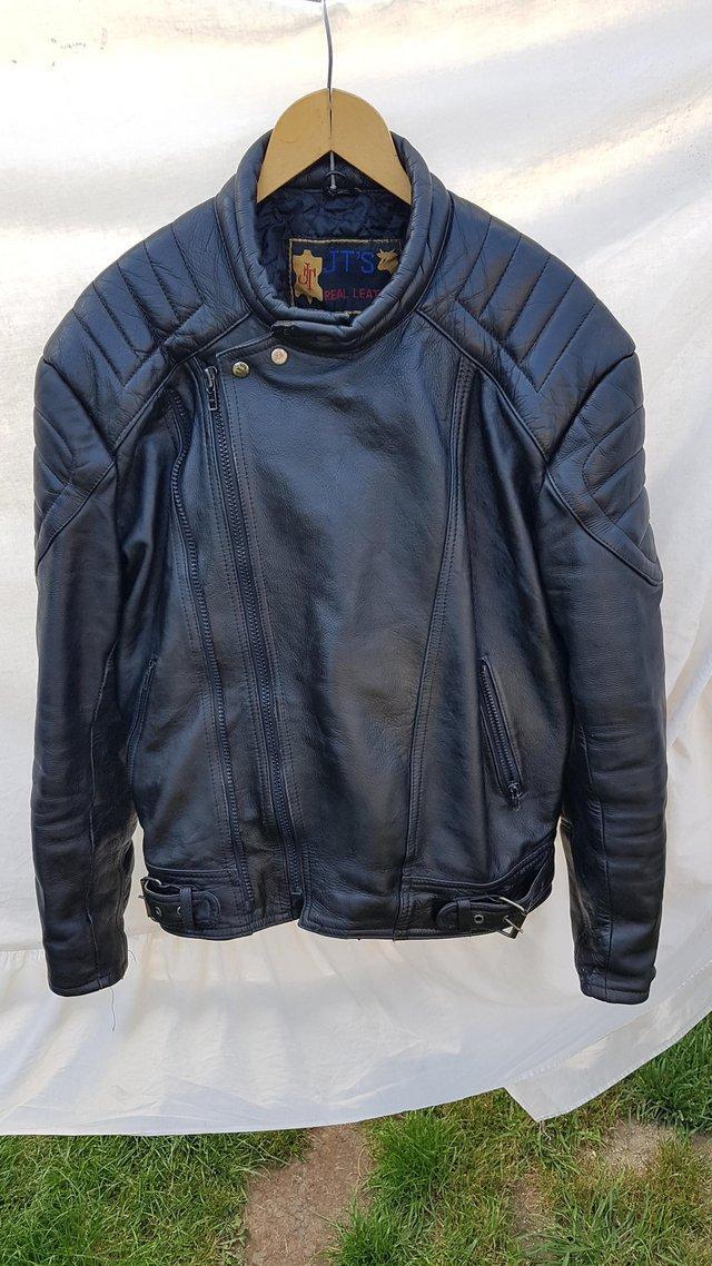 Preview of the first image of Motorcycle leather jacket in great condition size..