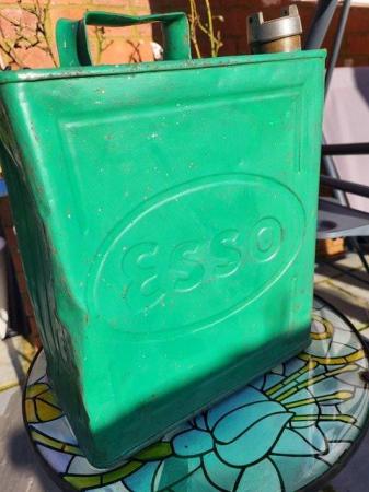 Image 1 of Vintage/Classic Original Esso Oil/Petrol Can.