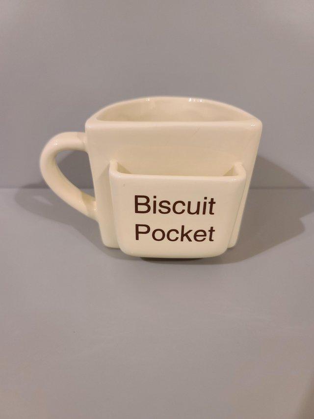 Preview of the first image of Original Biscuit Pocket Ceramic Mug.