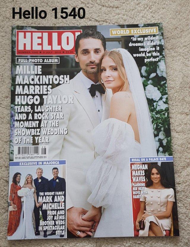 Preview of the first image of Hello Magazine 1540 - Millie Mackintosh Marries Hugo.