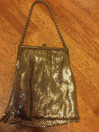 Image 3 of Vintage golden chain mail purse