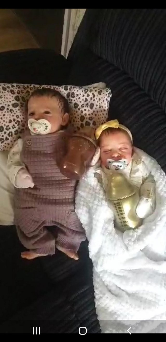 Preview of the first image of ×2 beautiful reborn babys could be twins.