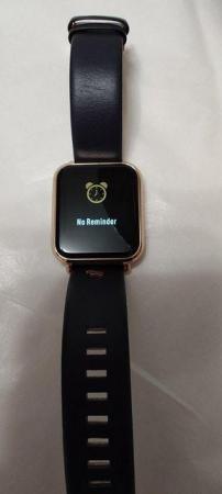 Image 10 of Radley London Smart Watch Series 6 Navy Leather Strap