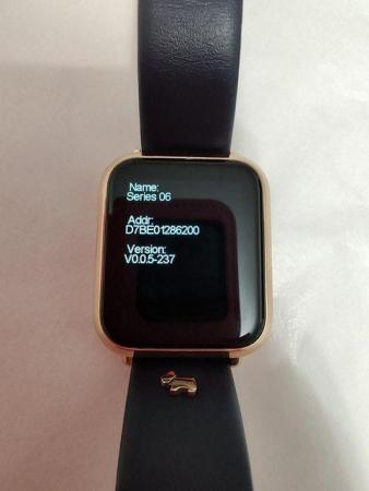 Image 2 of Radley London Smart Watch Series 6 Navy Leather Strap
