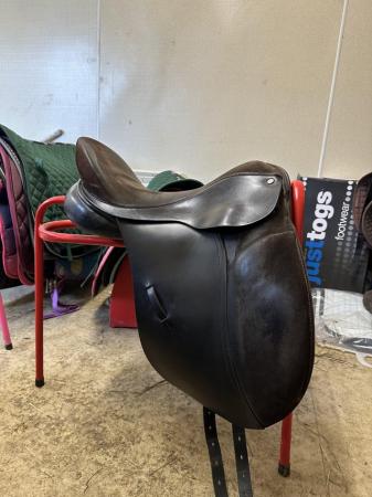 Image 1 of Albion dressage saddle 17.5” medium wide / wide