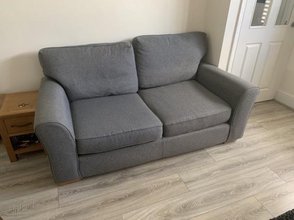 Image 3 of Next grey fabric sofa 2 seater