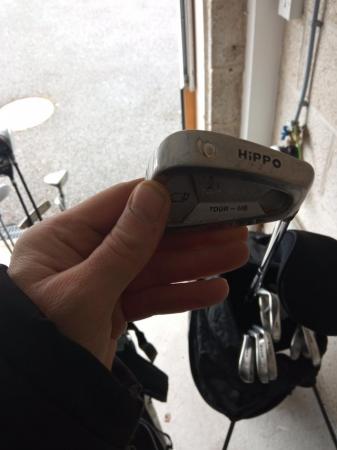 Image 2 of Golf clubs irons are hippo ,putter and driver Ben sayer