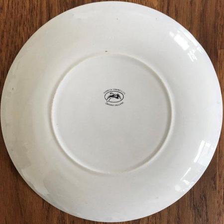 Image 2 of Vintage 1980's child's ceramic plate. Purbeck Ceramics Ltd.