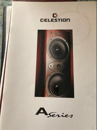 Image 2 of Celestion 25 teak speakers