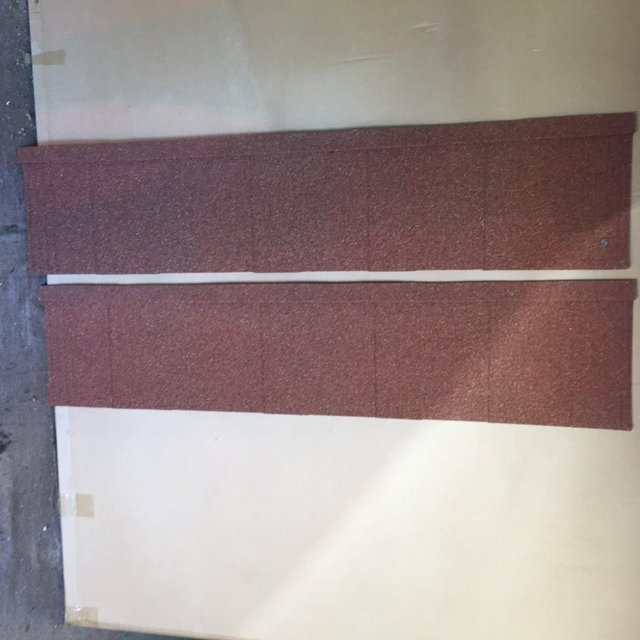 Preview of the first image of Metal roof tiles red colour.