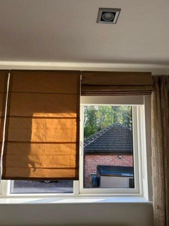 Image 3 of Roman Blinds Professionally Made with Fully Lined Backs x3