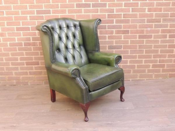 Image 8 of Chesterfield Wingback Armchair (UK Delivery)